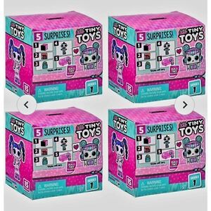 NEW IN BOX SET OF 4 LOL TINY TOYS